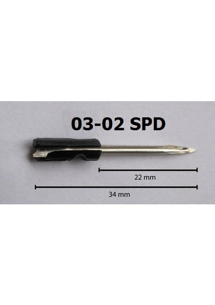 Standart Siyah Plastik Dipli Iğne 03-02 Spd5 Adet