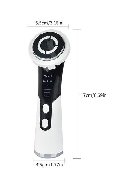 Gençleştirme Kırmızı Mavi LED Foton Güzellik Cihazı Ems Cilt Temizleme Masaj Enstrüman Anti Aging Siyah Cilt Bakım Araçları | LED Maskesi (Yurt Dışından)