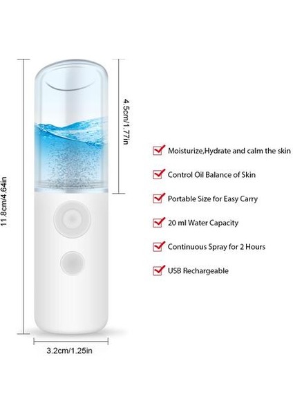 Ultrasonik Cilt Scrubber Yüz Spatula Peeling Ekstraksiyon Yüz Temizleyici Cihazı Nano Vapur Nemlendirici Siyah Nokta Akne Çıkarma | Cilt Scrubber (Yurt Dışından)