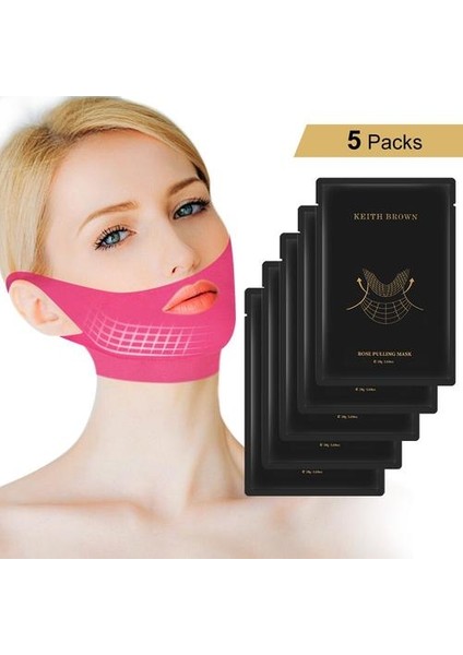 4d Çift V Şekil Yüz Kaldırma Ince Çizgi Çene Kollajen Levha Anti Aging Asılı Kulak Dropshipping | Ev Kullanım Güzellik Cihazları (Yurt Dışından)