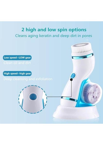 Elektrikli Yüz Temizleme Yüz Dönen Temizleme Fırçası Silikon USB Yüz Temizleme Fırça Cilt Bakımı Makinesi Fırça Temizleyici | Ev Kullanımı Güzellik Cihazları (Yurt Dışından) modelleri