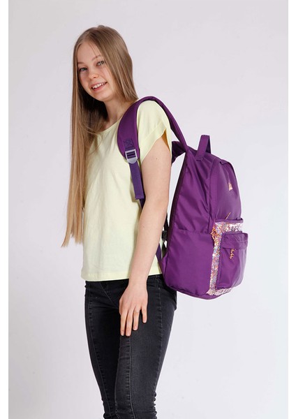 Magical Sırt Çantası Pullu Mor K1356 indirimleri