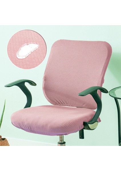 Streç Bilgisayar Sandalye Kapak Slipcover Döner Sandalye Kapak Dönen Sandalye Pembe modelleri