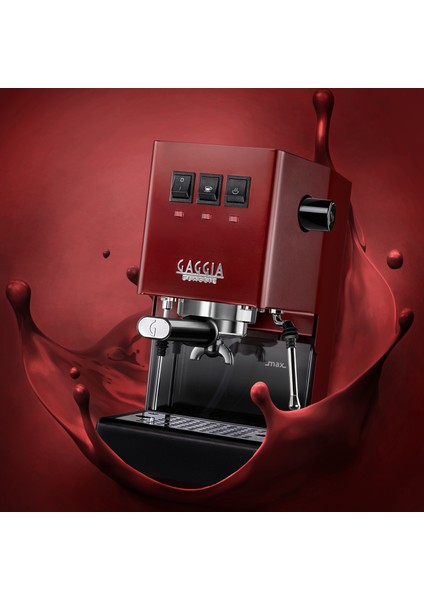 New Classic E24 Kırmızı Espresso Makinesi