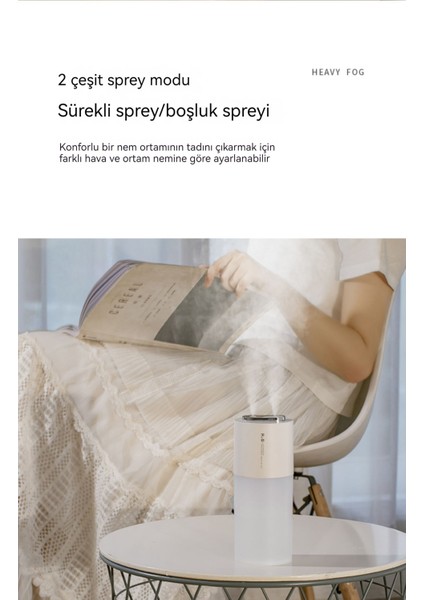 Araba Hava Arıtma Çift Sprey Aroma Difüzör Ev Nemlendirici (Yurt Dışından) indirimleri