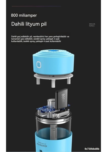 Araba Küçük Nemlendirici Atomize Aroma Difüzör Atmosfer Işığı (Yurt Dışından) fırsatları