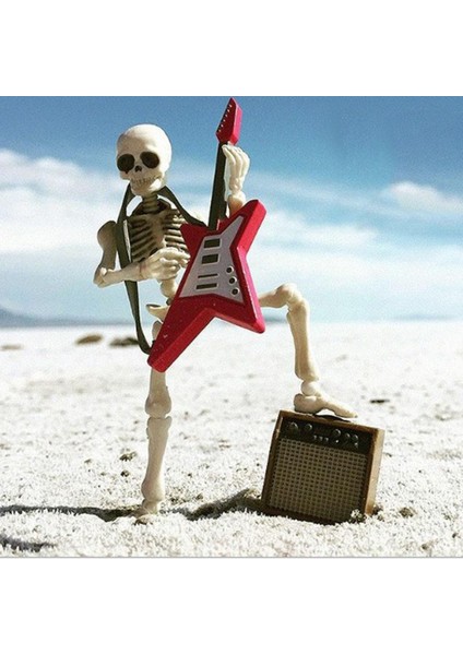 2pcs Müzikal Guitar Mikrofon Seti Dollhouse Party Dekor Çocuk Oyun Seti Oyuncak indirimleri