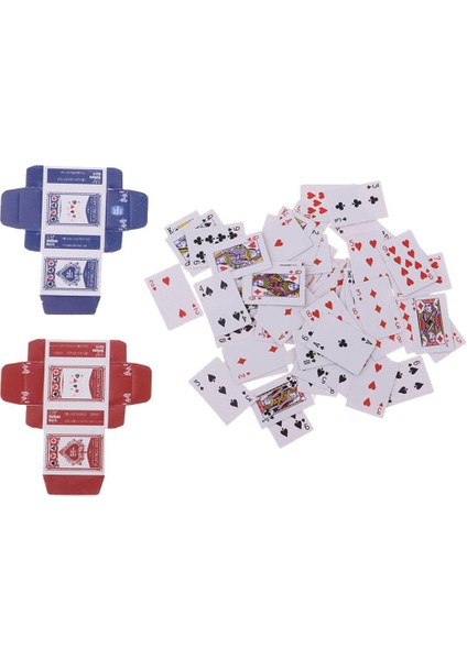 1: 6 Dollhouse Of Games Poker Oyun Kartları Oyuncak Oyuncak