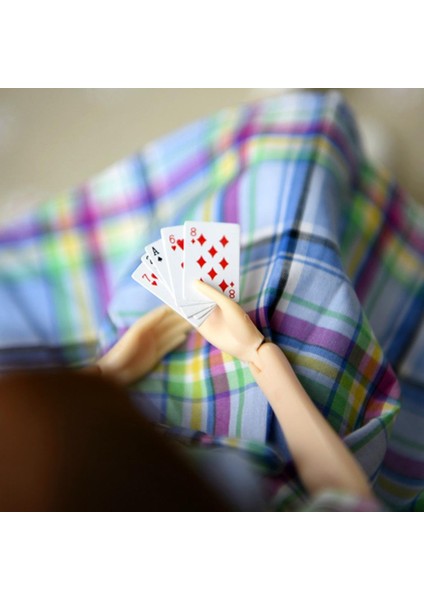 1: 6 Dollhouse Of Games Poker Oyun Kartları Oyuncak Oyuncak