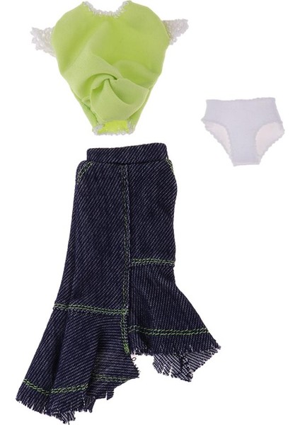 Parti Giysi Seti - Bebek Giyim Aksesuarları Için -Shirt ve Yarım Uzunluk Etek Mini Etir(Yurt Dışından) modelleri