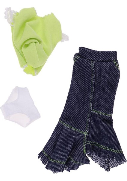 Parti Giysi Seti - Bebek Giyim Aksesuarları Için -Shirt ve Yarım Uzunluk Etek Mini Etir(Yurt Dışından) fırsatları