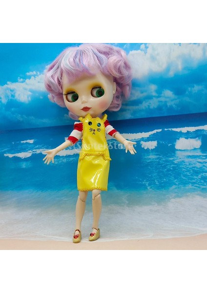 Blythe Bebek Değişen 1/6 Dolls Askı Etek ve T-Shirt Giyim Takımı(Yurt Dışından)
