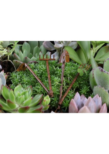 1/12 Dollhouse Açık Bahçe Araçları Kürekleri ve