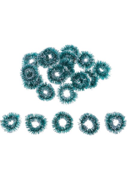 20PCS 1:12 Ölçek Minyatür Garland Noel Süsleme