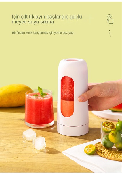 Mini Elektrikli Milkshake Meyve Sıkacağı Bardak Buz Kırıcı (Yurt Dışından) fiyatları