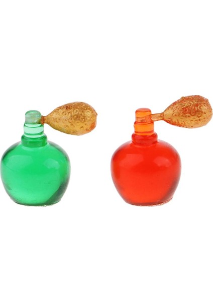 Minyatür Plastik Parfüm Şişeleri Model 1/12 Dollhouse Aksesuarları 2 Pcs Set fiyatları