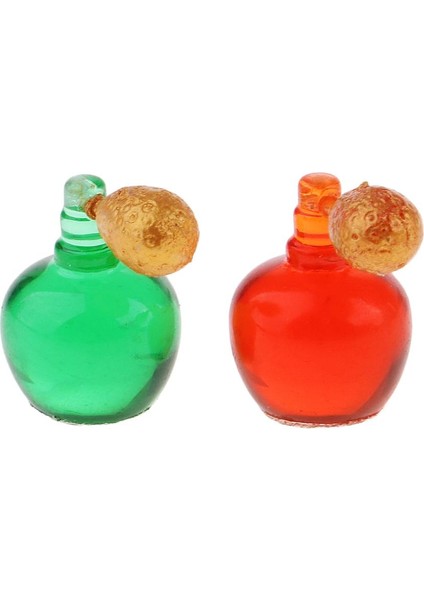 Minyatür Plastik Parfüm Şişeleri Model 1/12 Dollhouse Aksesuarları 2 Pcs Set indirimleri