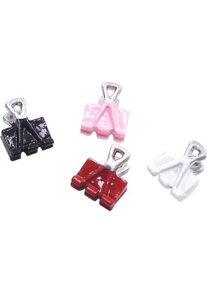4 Pcs Dollhouse Minyatür Kırtasiye Kitap Için Metal Klasörler Sağlıyor(Yurt Dışından)
