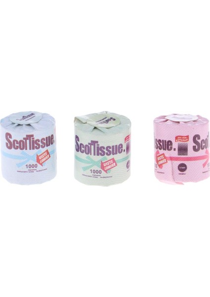 Lot 3pcs Mini Tuvalet Kağıtları Dokular 1/12 Dollhouse Minyatür Banyo Dekorasyonu