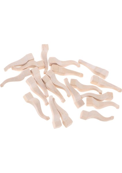 El Yapımı 10PCS 1/12 Dollhouse Dıy Için Ahşap Masa Bacakları Aksesuarlar(Yurt Dışından)
