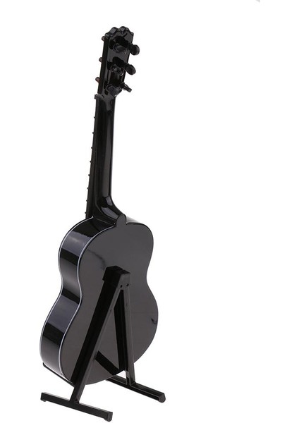 Minyatür 13CM Ahşap Gitar Modeli Pu Kutu Set Bebek Evi Aksiyon Figürleri Accs