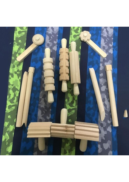 Ahşap Sanat Kil Hamurları Aletler Oyuncak Kurabiye Diy Pişirme Aksesuarları 3-6 Yaş modelleri