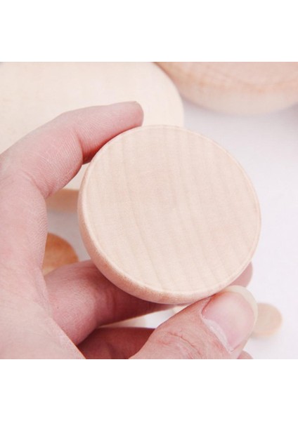10 Adet Ahşap Yarımküre Denge Oyuncak Çocuk Diy El Sanatları Blokları