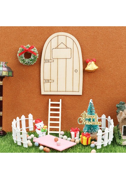 Bebek Evi Minyatür Kit Minyatür Sahne Noel Dekorasyonu Için Süsler