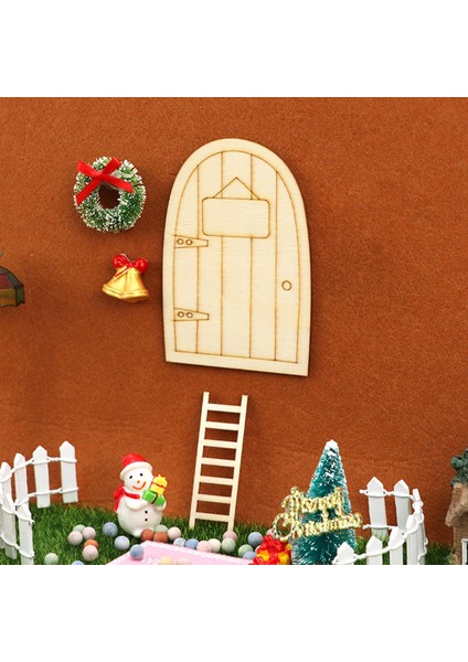 Bebek Evi Minyatür Kit Minyatür Sahne Noel Dekorasyonu Için Süsler