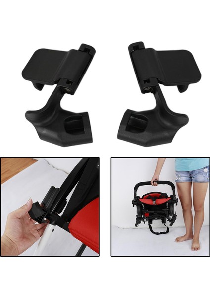 Bebek Arabası Sapı Çubuğu Ön Sabitleme Tokaları Çapraz Çubuk Pram Kavrama Değiştirme