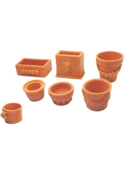 Dollhouse Garden Pot 3 Pcs