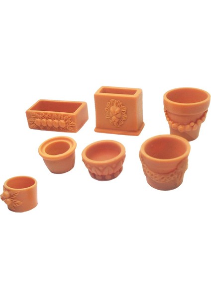 Dollhouse Garden Pot 3 Pcs