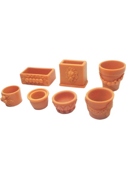 Dollhouse Garden Pot 3 Pcs