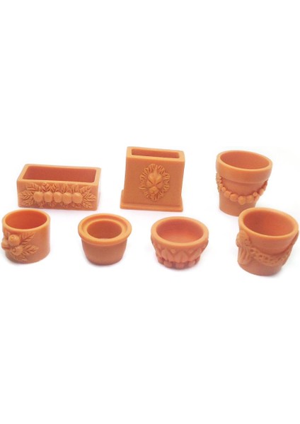 Dollhouse Garden Pot 3 Pcs