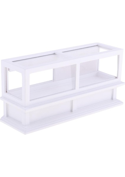 1/12 Dollhouse Minyatür Mobilya Ahşap Ekran Dolap Mağazası Sahneleri Model