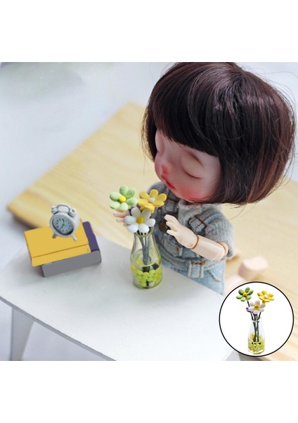 1:12 Dollhouse Minyatür Aksesuarlar Çiçek Mobilya Dekorasyonu fırsatları