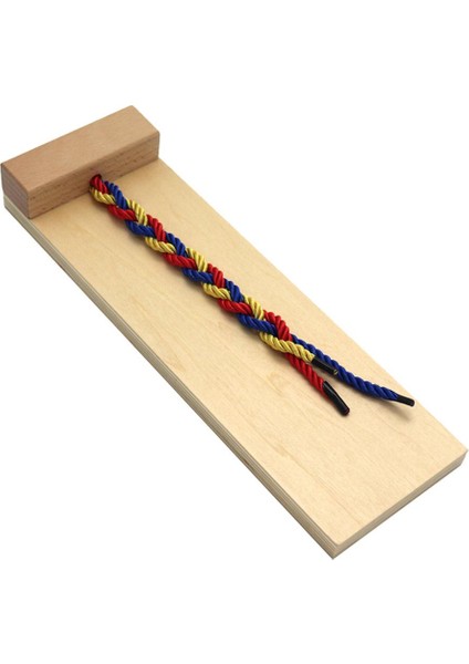 Montessori Ahşap Dokuma Kurulu Öğrenme Pratik Beceri El-Göz Koordinasyonu