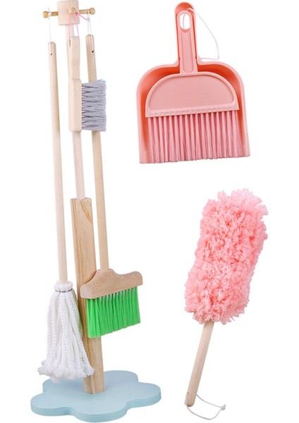 Çocuk Temizlik Araçları Mop Fırça Çıkan Kombinasyon Çocuk Temizliği Için(Yurt Dışından)