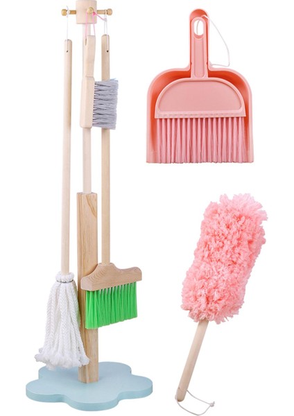Çocuk Temizlik Araçları Mop Fırça Çıkan Kombinasyon Çocuk Temizliği Için(Yurt Dışından)