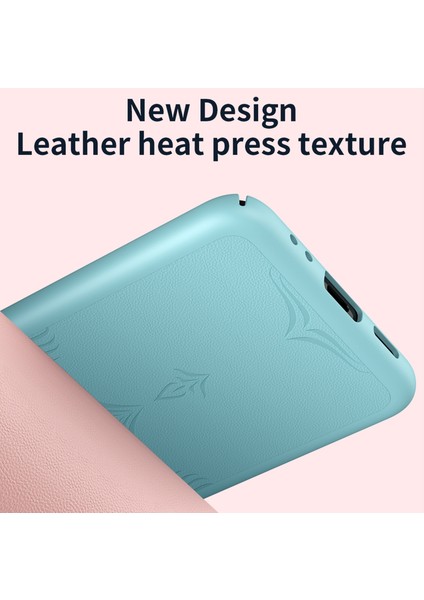 Samsung Galaxy Z Flip4 5g Açık Mavi Için Kabartmalı Deri Doku Kılıfı (Yurt Dışından) modelleri
