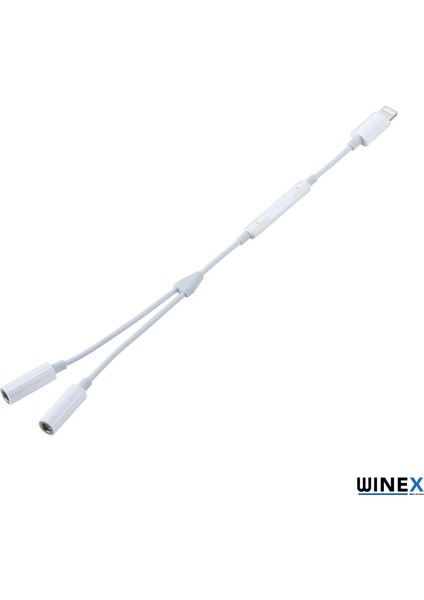 2in1 Lightning To Double 3.5mm Çıkışlı Jack Adaptör fiyatları