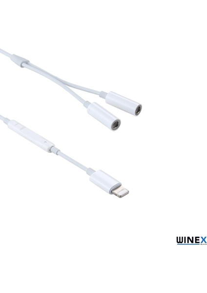 2in1 Lightning To Double 3.5mm Çıkışlı Jack Adaptör fırsatları