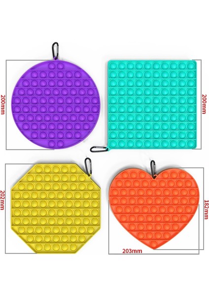 7 Pcs Dekompresyon ve Havalandırma Oyuncakları Dekompresyon Fıstığı Anahtarlık Oyuncakları Fıstık (Yurt Dışından)