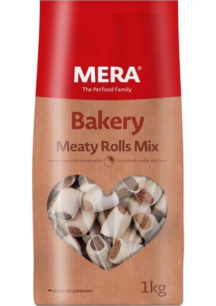 Bakery Meaty Rolls Mix Et Dolgulu Rulo Köpek Eğitim Ödül Bisküvisi 1 kg