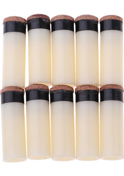 40 Adet Kayma Havuzu Bilardo Cue Ipuçları Snooker Stick Ferrules 10/11/12 / 13MM (Yurt Dışından)