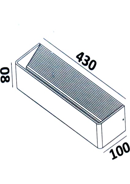 Jüpiter Dekoratif Ev Armatürü LED Aplik 3000K 1100LM - LW456