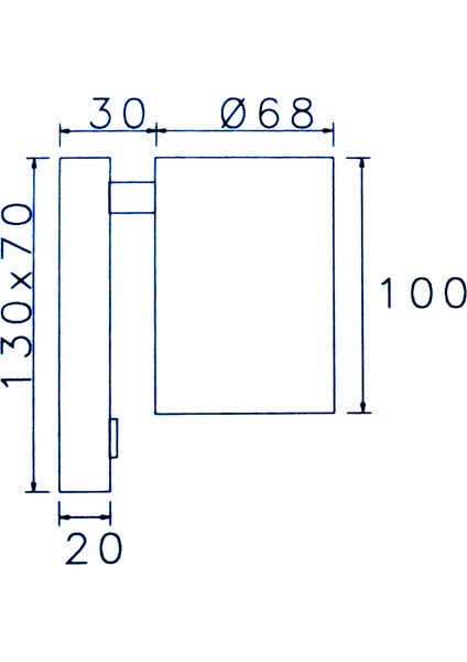 Jüpiter Yatak Başı Aplik - EV505 Bs