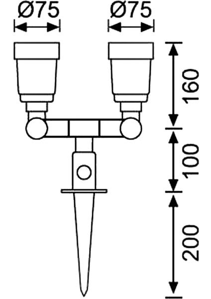 Jüpiter Bahçe Spot - JG662 S