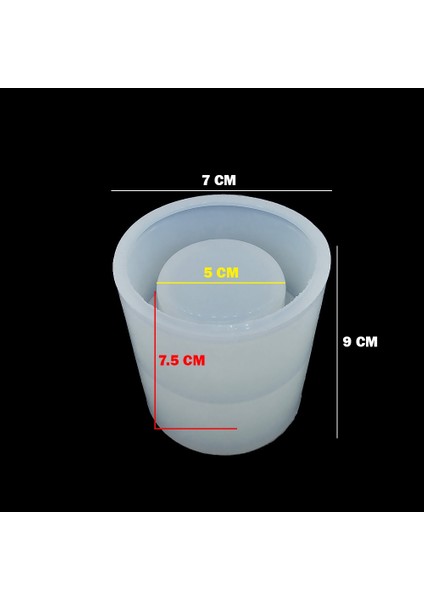 Silikon Saksı, Beton ve Mum Kalıbı -Kod:80 fırsatları