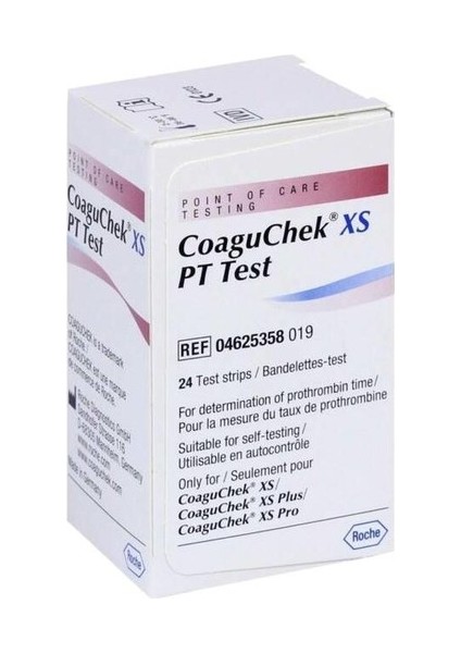 Kan Pıhtılaşma Hızı (Pt/Inr) Ölçer Roche Coaguchek Xs +Coaguchek Kan Pıhtılaşma Hızı (Pt/Inr) Test Stribi Roche Coaguchek Xs 24lü